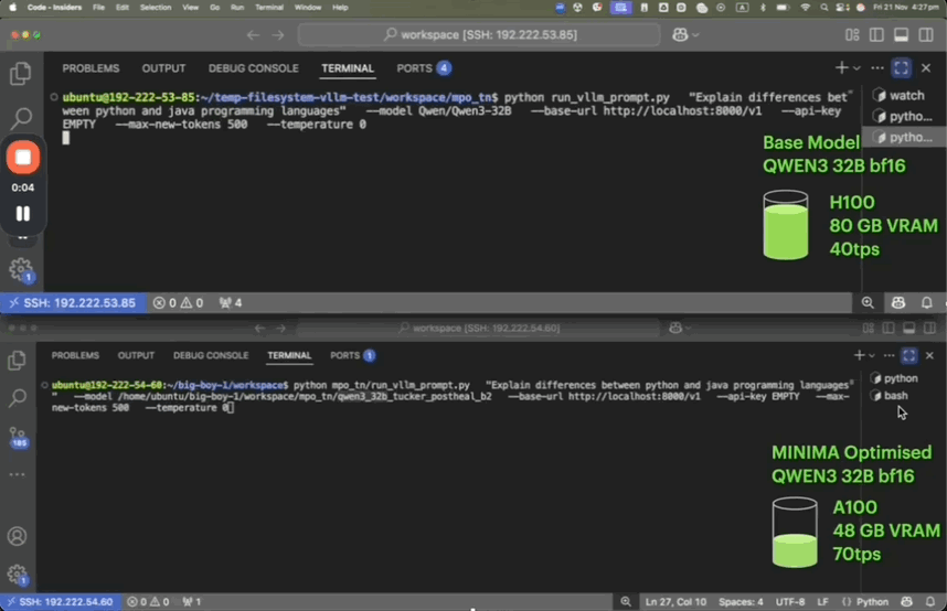 mnma vs baseline demo
